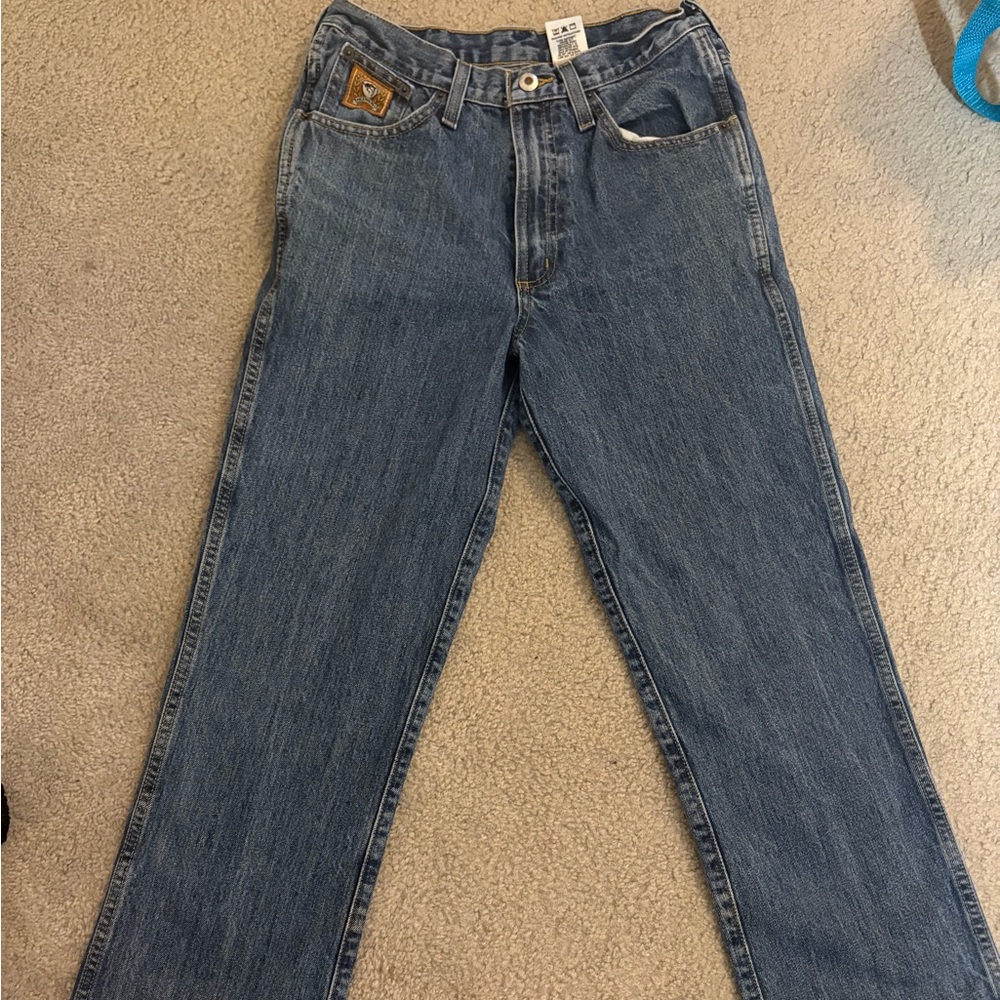 Cinch high waisted jeans